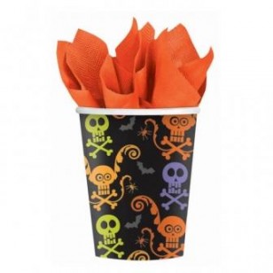 Chills and Thrills Halloween Paper Cups